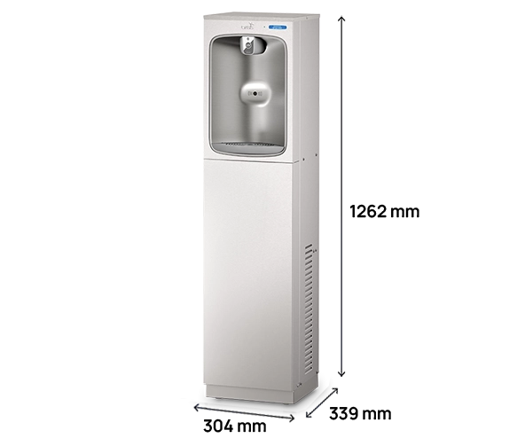 oasis free standing hands free bottle filler bfs